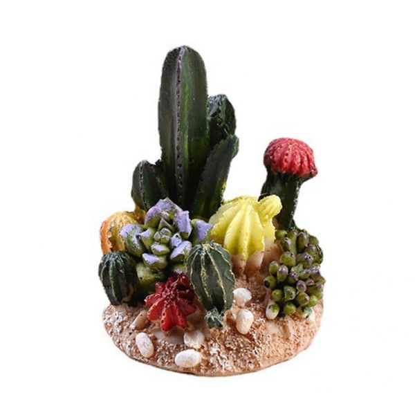 

decorative flowers & wreaths diverse uses resin artificial cactus fake flower ornament for home decoration