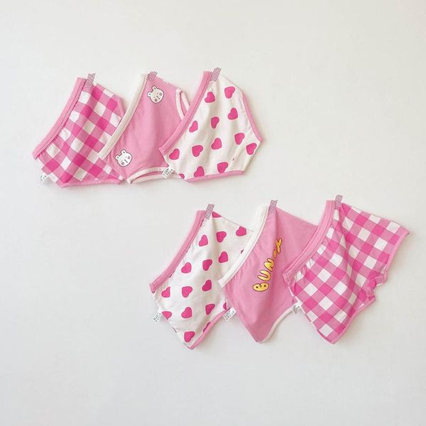 

3 pieces/lots girls boxer underwear baby toddler alphabet print heart plaid shorts cute panties soft cotton kids briefs rallytan, Camo