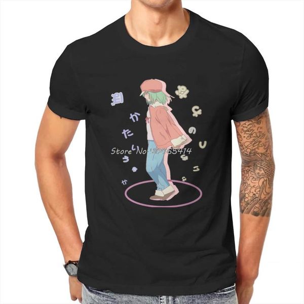 

men's t-shirts bakemonogatari koyomi japanese light novel manga nadeko sengoku tshirt graphic summer clothes cotton harajuku t shirt, White;black