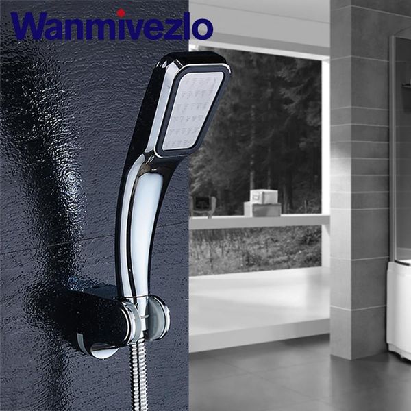 

bathroom shower heads wanmivezlo water saving quality abs chrome hand hold head