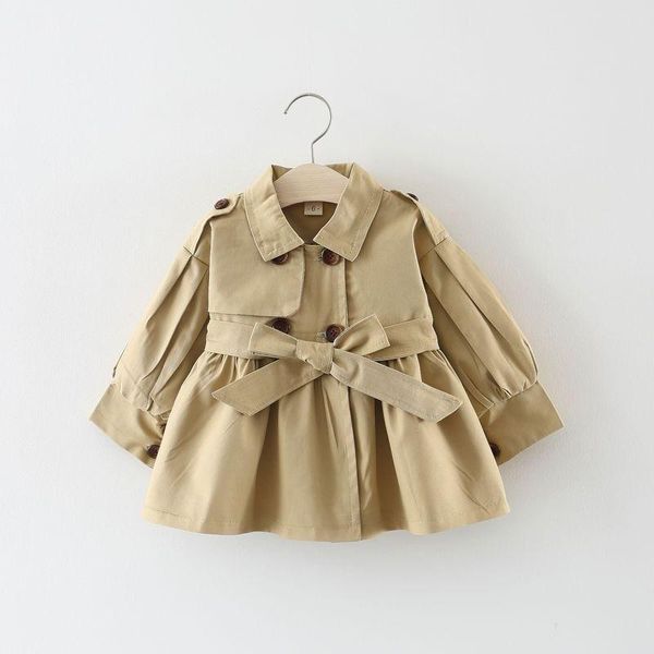 

2 years old baby girls clothing manteau fille plaszczyk dla dziewczynki autumn winter baby trench coat, Blue;gray