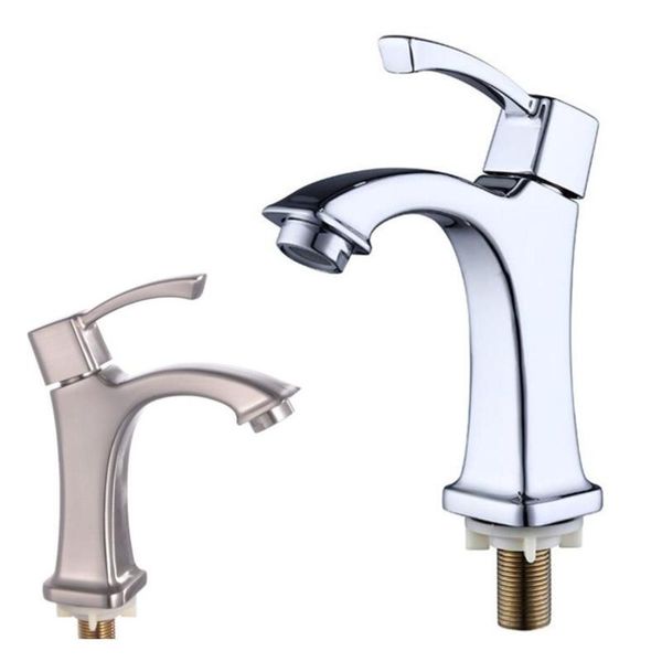 

bathroom sink faucets g1/2 european and american style zinc alloy faucet single handle cold deck mount basin fashion tap