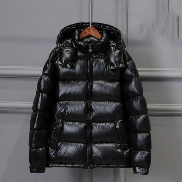 

fasting - men's white et, korean winter down hoodie, warm coat, yy1480, Black