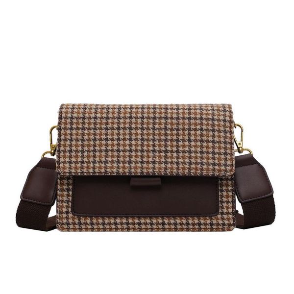 

shoulder bags fashion women pu leather plaid hasp envelope handbags crossbody ladies messenger
