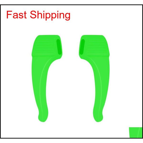 

100 pairs sile eyeglasses leg non-slip cover myopia reading glasses sunglasses anti slip ear hook fixed ey qylgid luckyhat, Silver