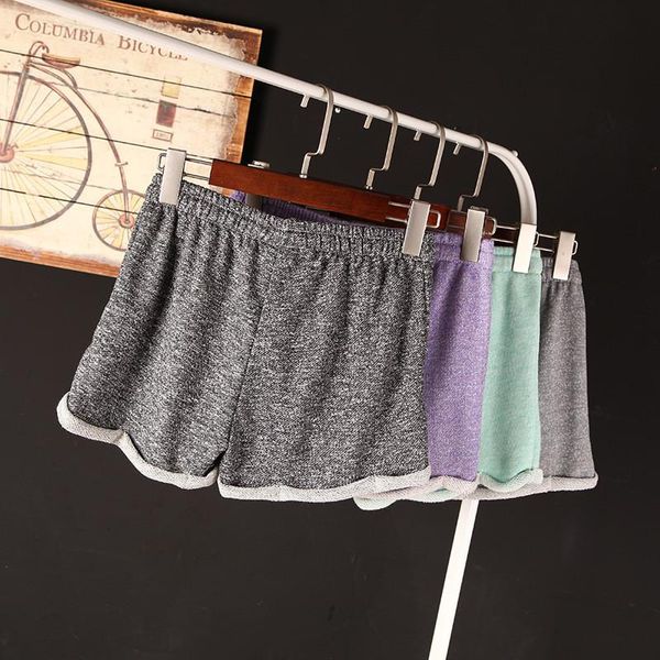 

women's shorts european style women causal cotton home short fitness, White;black