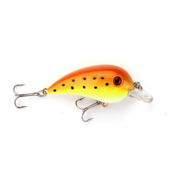 

1pcs 6cm 8g hard crank bait floating fishing lure hunter bass tackles crankbait crazy cranks wobble jllocl