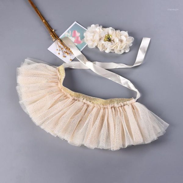 

girls summer princess performance clothing solid color skirt tutu with net yarn headdress suit skirts, Blue