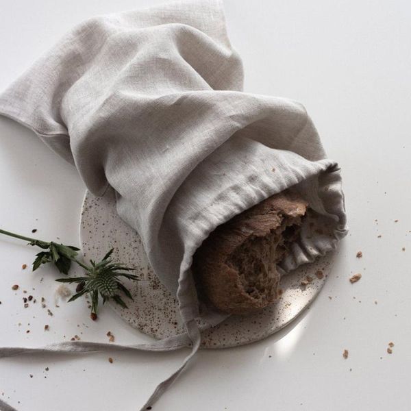 

storage bags 100% linen bag dust cloth drawstring flax clothes handbag shoes makeup tools cosmetics toiletry