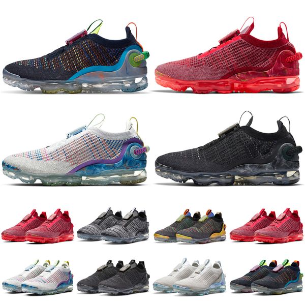 

2020 shoes knit trainers pure platinum grey black ease tie system men women fk sports sneakers
