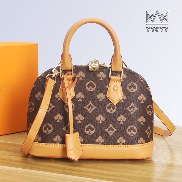 

handbag summer 2021 fashion shell old cowhide single shoulder diagonal straddle women's bag