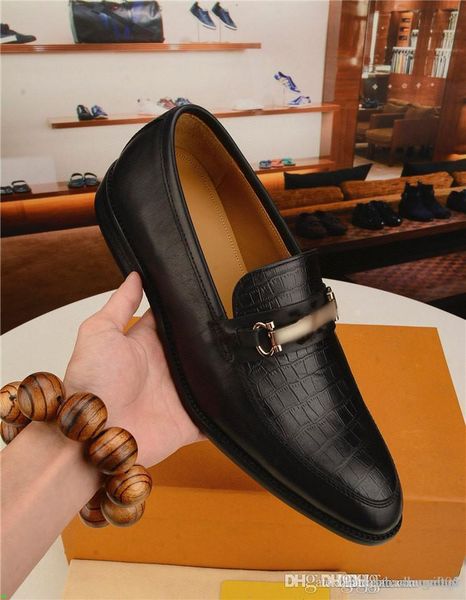 

a2 designeer men dress shoes mens formal office shoe leather luxury men oxfords shoes business men wedding shoes 38-45 33, Black