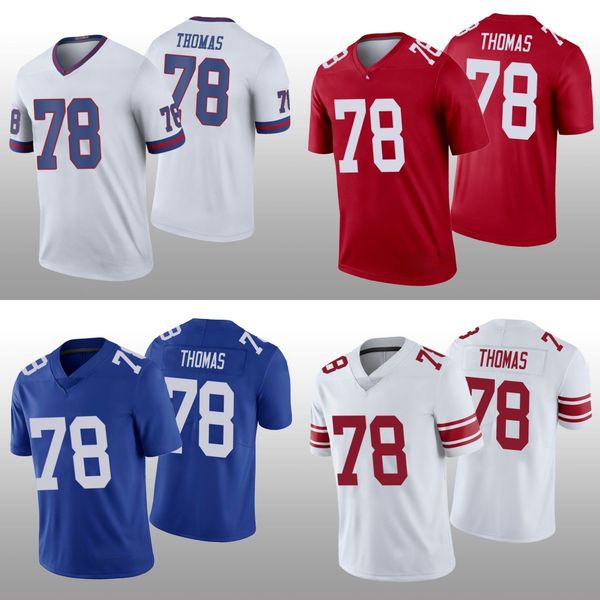 

new york giants men andrew thomas game women youth jersey, Black