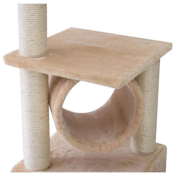 

deluxe 36" cat tree condo furniture play toy scratch post kitt jlllfx warmslove
