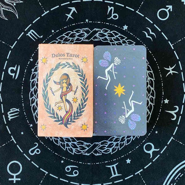 

new delos tarot deck board playing cards party table game fortune-telling prophecy oracles sui7r