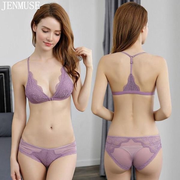 

bras sets 2021 lace bra ultrathin set plus size underwear women transparent embroidery lingerie brassiere brief, Red;black