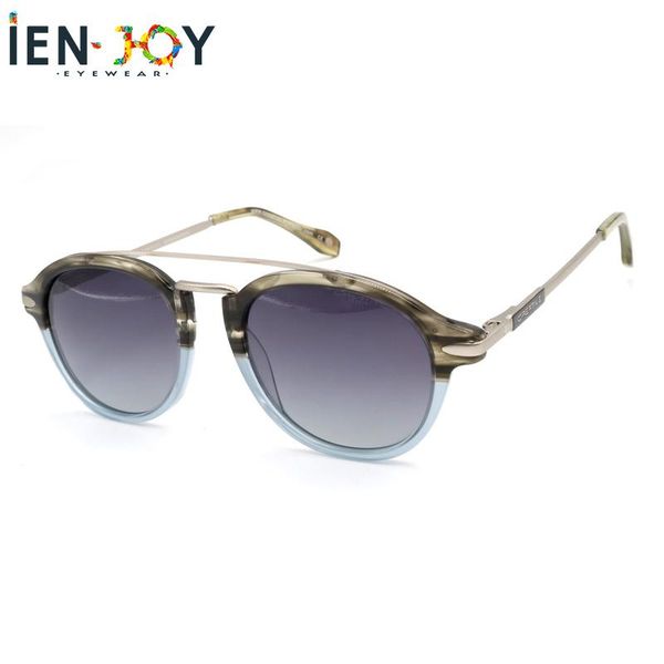 

sunglasses ienjoy polarized designer women men vintage acetate sun glasses retro sunglass uv400 gafas de sol, White;black