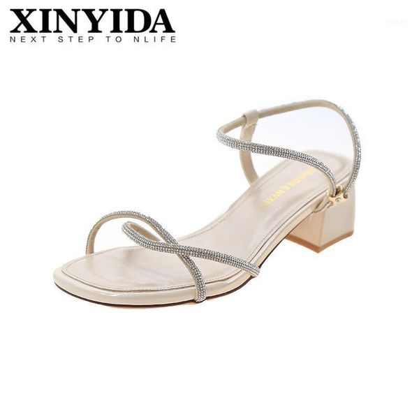 

summer 2021 chunky heels sandals women11, Black