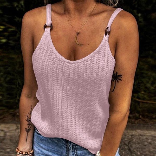 

women's tanks & camis jaycosin ribbed tank women white 2021 summer casual fitness short vest candy colors knitted off shoulder crop