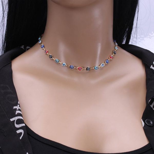 

chokers 2021 europe and the united states wild necklace fashion creative lady valentine's day gift birthday party, Golden;silver