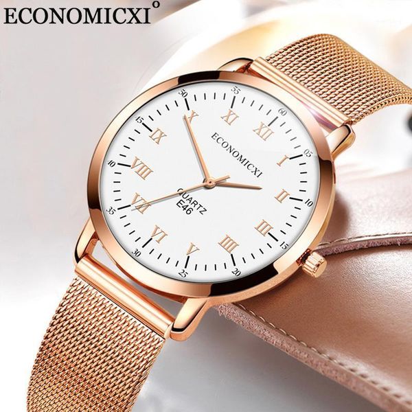 

wristwatches traditional dial women watches retro simple business quartz stainless mesh strap wristwatch friend gift relogio feminino, Slivery;brown