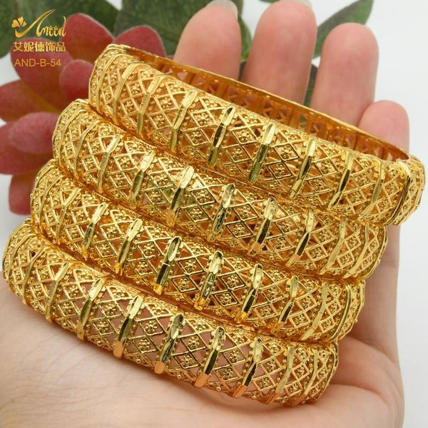 

bangle aniid dubai bangles for women african gold ethiopian saudi arabic mesh bracelets wedding jewelry hawaiian gift, Black