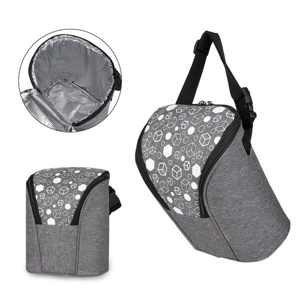 

diaper bags the milk storage bag aluminum film waterproof fabric baby bottle can be hung on a stroller lunch travel portable mot
