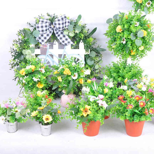 

christmas wreath easter gift box decoration mini potted l shopping mall christmas tableornaments