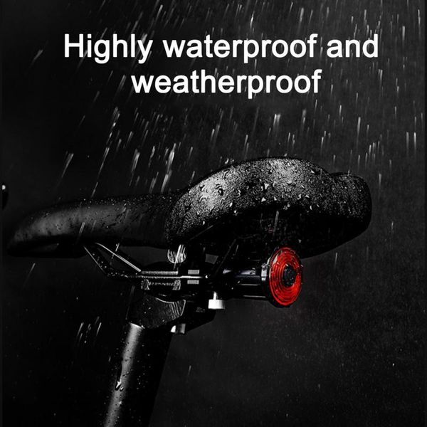 

bike lights riding charging tail lamp intelligent induction brake bicycle usb road mountain night