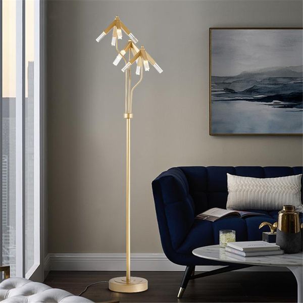 

modern standing lamp loft dining room reading standing lampshade deco salon metal floor lamps for living room study art