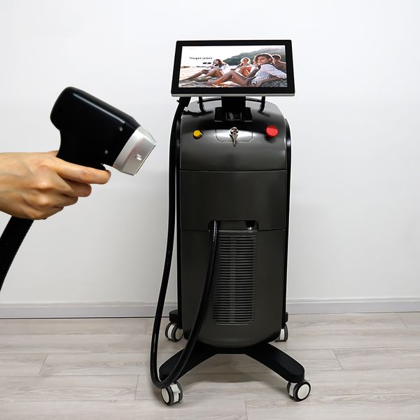 

diode laser 755+808+1064nm laser ice price for hair removal, Black