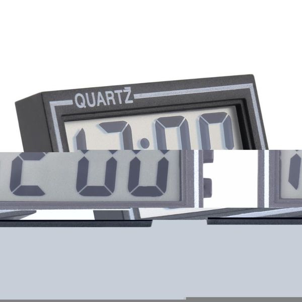 

desk & table clocks small size digital lcd car dashboard date time calendar clock durable for home use