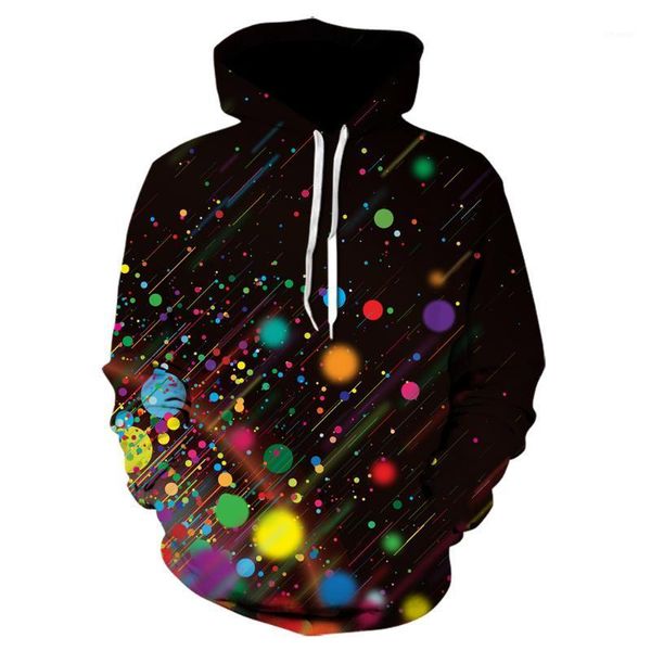 

men's hoodies & sweatshirts 2021 fashion three-dimensional novelty pattern hoodie 3d printing women's children's sweatshirt p, Black