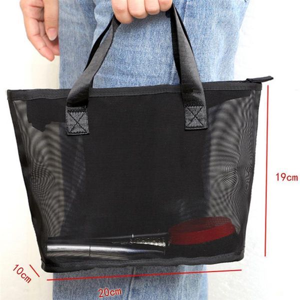 

toiletry 1pc large for mesh coofit travel1 outdoor mesh cloth cosmetic bag bag makeup pouch organizer capacity travel nylon ocvig, Red;black