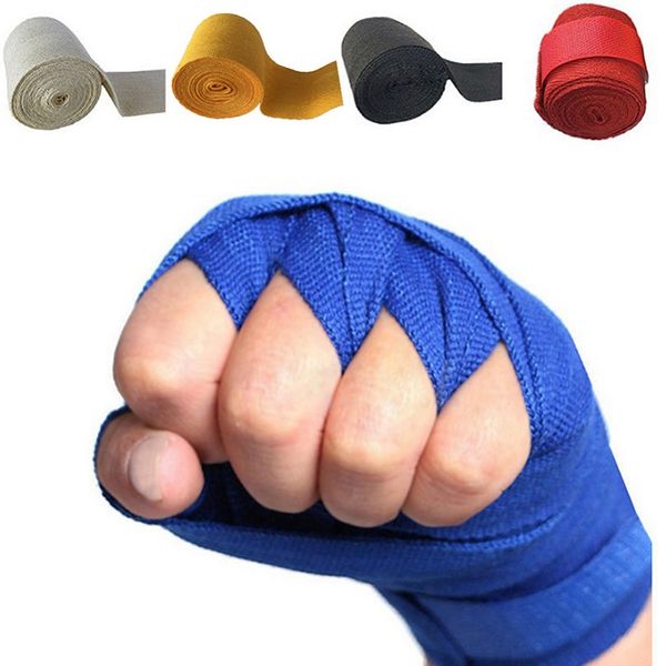 Micro elastico in cotone kickboxing sanda vincolante cintura sport protezioni per fasce da boxe per paramani