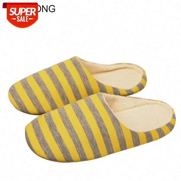 

LCIZRONG Cotton Home Women Slippers Lover 5 Colors Warm Slipper Large Size Woman Indoor Plush Shoes House Lovers Cute Slippers #Vu9c, Black
