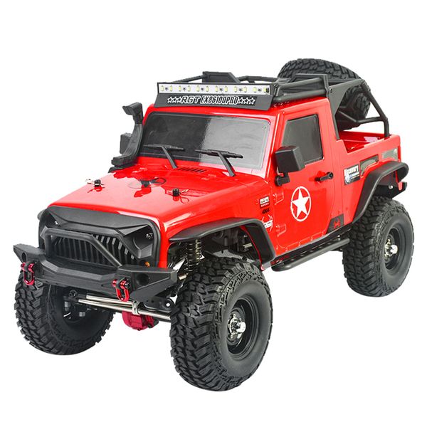 RGT EX86100PRO Crusher 1:10 1/10 RTR 4WD Elétrico All-Terreno Crawler Escalada Carro 2.4G RC Modelo Buggy Off-Road Vehicle Toy Boy