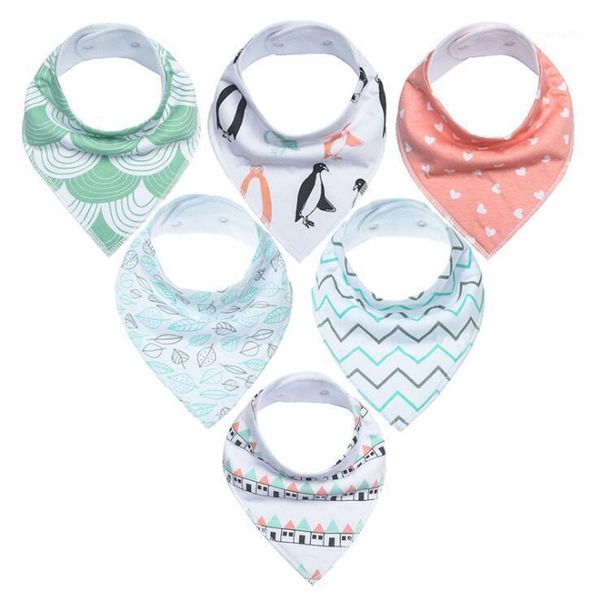 

hair accessories baby bibs 6 pack soft and absorbent for boys & girls waterproof bandana drool drooling teething 100% cotton1, Slivery;white