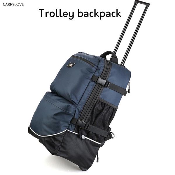 

suitcases carrylove travel large capacity trolley luggage bag with wheels multifunction carry on boarding
