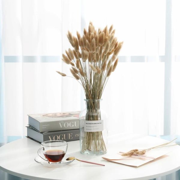 

decorative flowers & wreaths multicolor natural dried bouquet real tail grass fluffy pampas decor mariage room wedding decoration