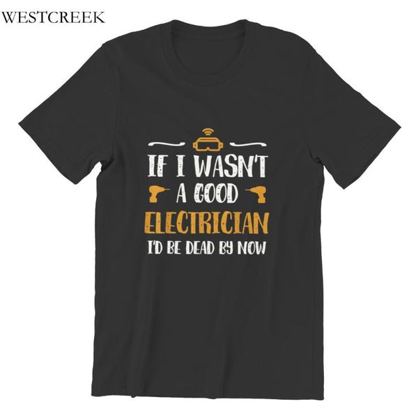 

men's t-shirts t-shirt electrician gift for technician s and print couples matching punk short hip-hop tshirts 35583, White;black