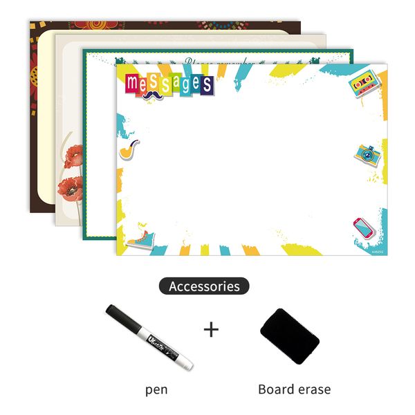 Magnetisches Whiteboard im A4-Format, Kühlschrankmagnete, Aufkleber, Präsentationstafeln, Zuhause, Küche, Nachrichten, Erinnerungstafeln, Aufgabenliste, Zeitplan 210312