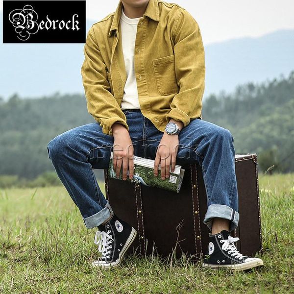 

men's jackets mbbcar 1920s retro porter corduroy tooling shirt ami kaki casual jacket male 3021, Black;brown