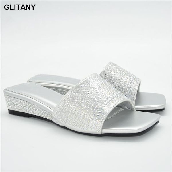 

single shoes africa new style rhinestone fashion shoes ladies party low-heel non-slip new products ladies single, Black