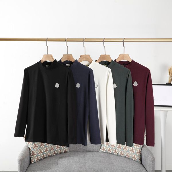 

2021 spring and autumn tide brand new bottoming shirt fashion all-match men and women with the same style6, Black