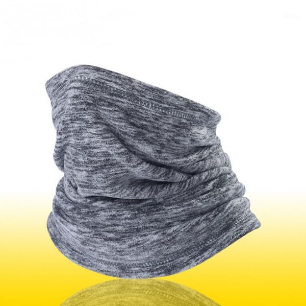 

cycling caps & masks 50pcs winter outdoor fleece warmer neck gaiter thermal half face tube snowboard skiing hiking bandana scarf men women1, Black