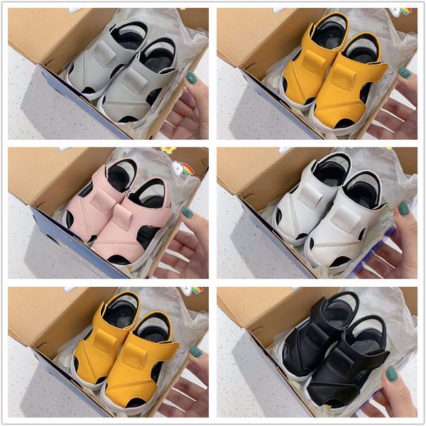 

2021 summer sandals kids shoes boys and girls flip flops baby beach children shoes ,size eur 21-30, Black