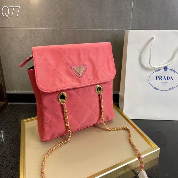 

prad luxurys designers bags three in one parachute youlang nylon shopping bag lingge chain tote single shoulder messenger