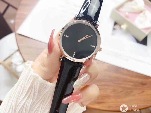 

high-quality 2021 new two-pin series luxury women's quartz watch designer watch brand fashion five-color needle buckle strap, Slivery;brown