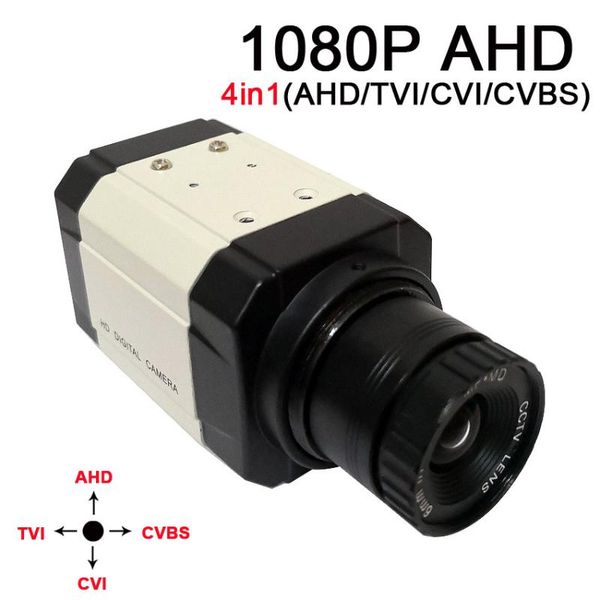 

cameras ahd 1080p 4in1 (ahd/tvi/cvi/cvbs) box mini camera with osd menu built in sony imx323 + fh8536e